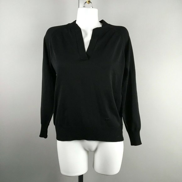 Givenchy Sweaters - Vtg 70s Givenchy Sport Black Knit Sweater